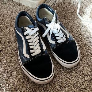 Old school vans navy